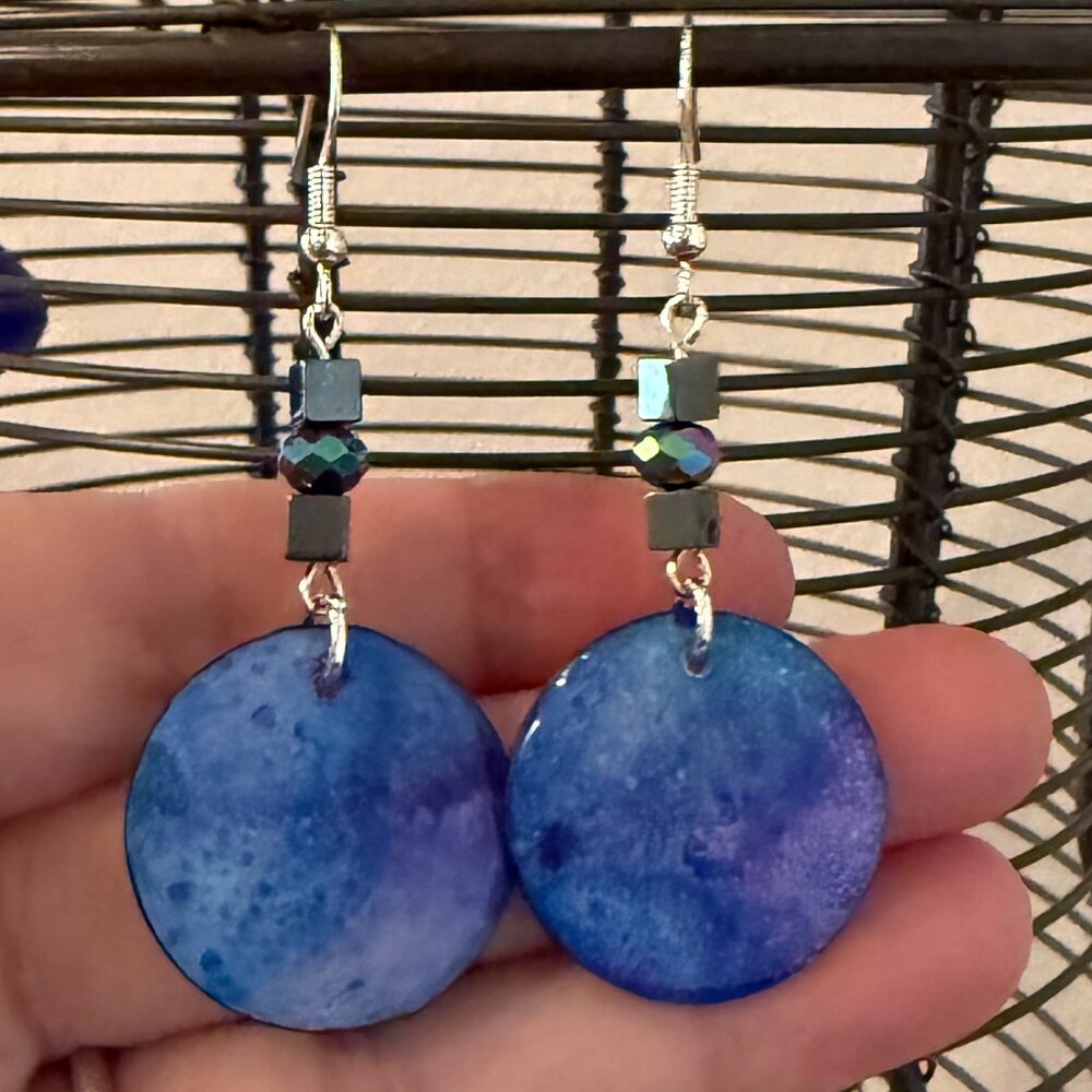 Earrings - Full Moon - Art for your Ears!